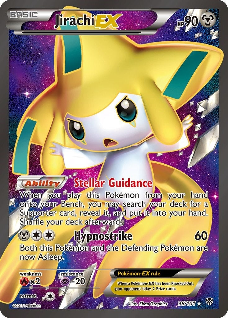 Jirachi EX (98 Full Art) (98/101) (PLB)