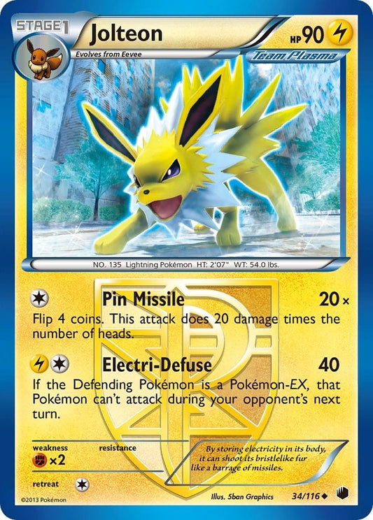 Jolteon (Team Plasma) (34/116) (PLF)