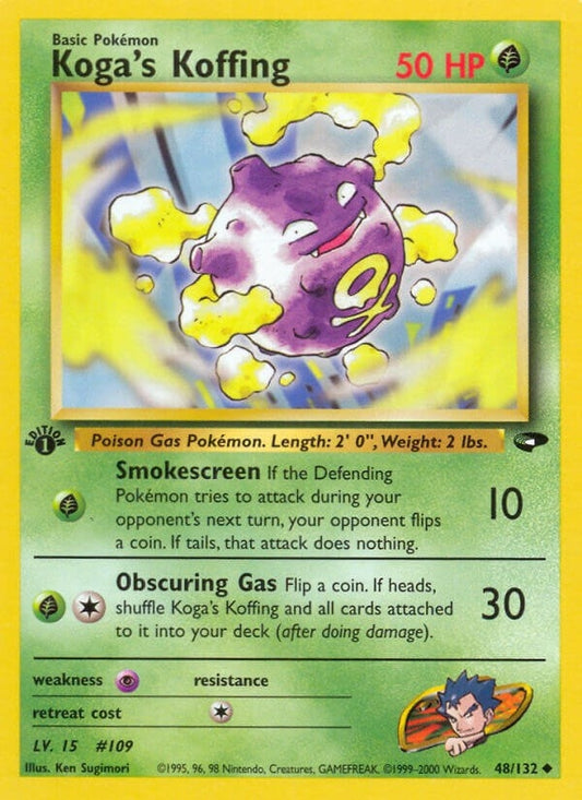 Koga's Koffing (48) (048/132) (G2)