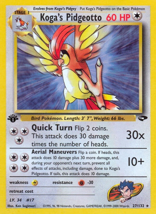 Koga's Pidgeotto (027/132) (G2)
