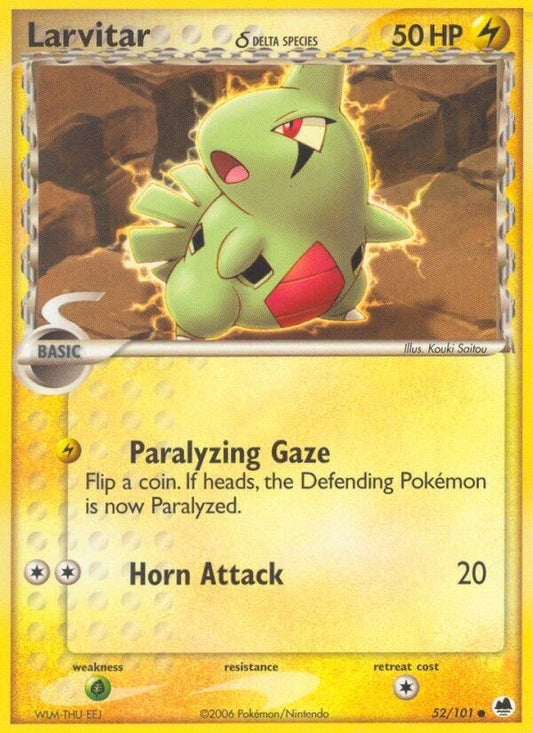 Larvitar (Delta Species) (52/101) (DF)