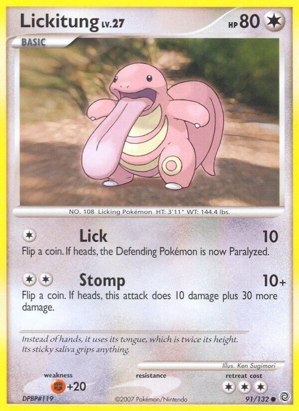Lickitung (91/132) (Secret Wonders) (SW)