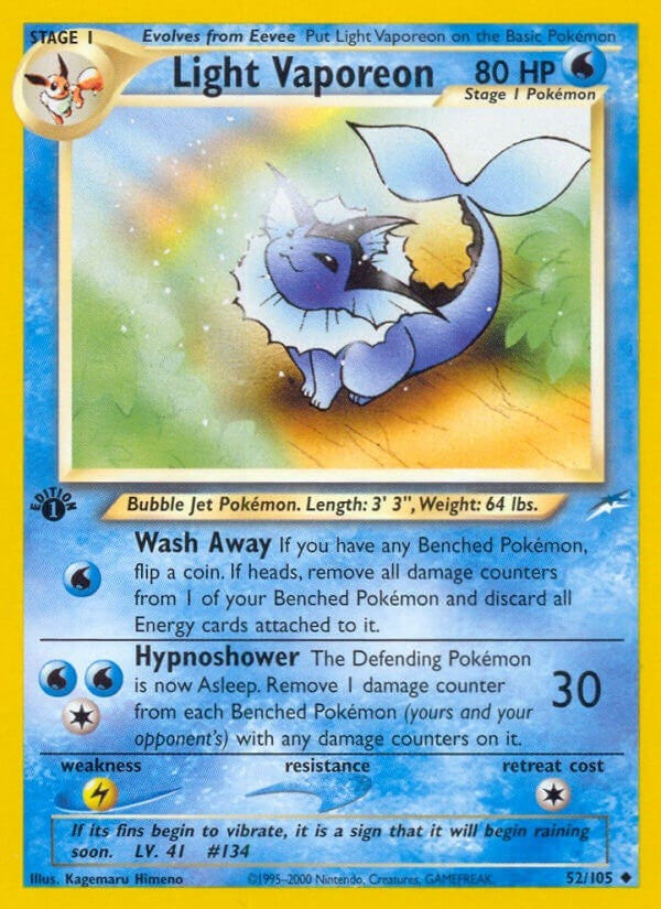 Light Vaporeon (052/105) (N4)
