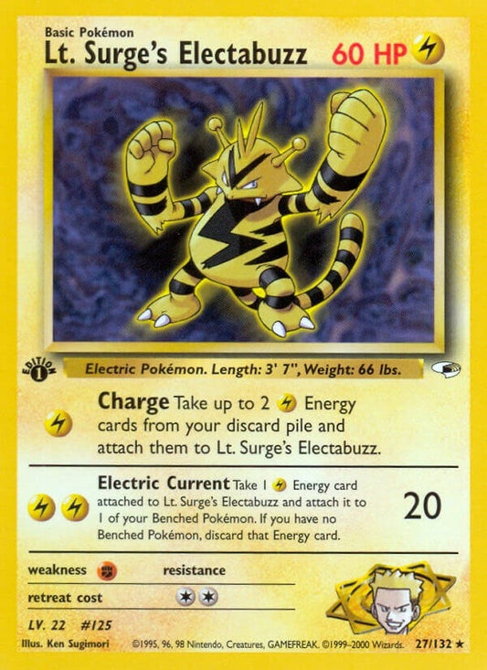 Lt. Surge's Electabuzz (27) (027/132) (G1)