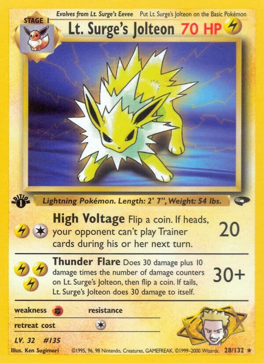 Lt. Surge's Jolteon (028/132) (G2)