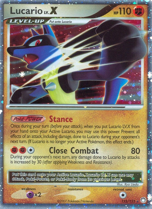 Lucario LV.X DMGED (122/123) (MT)