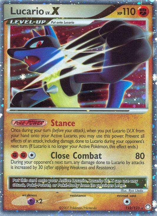 Lucario LV.X DMGED (122/123) (MT)