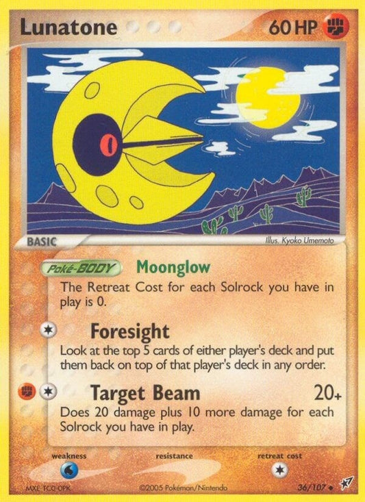Lunatone (36/107) (DX)