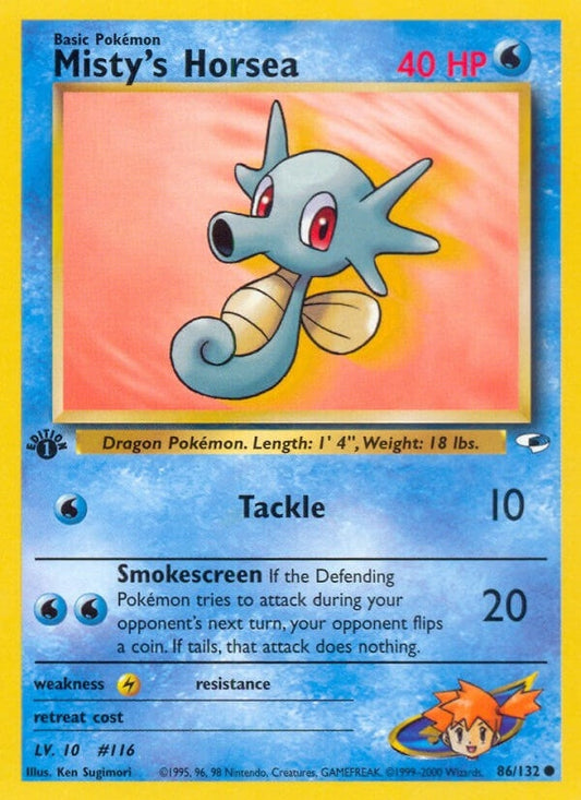 Misty's Horsea (086/132) (G1)
