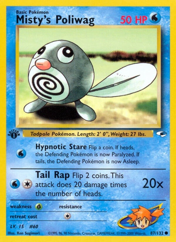 Misty's Poliwag (087/132) (G1)