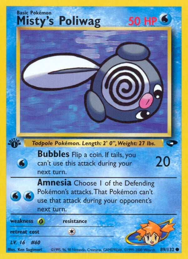 Misty's Poliwag (089/132) (G2)