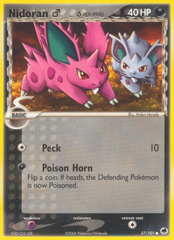 Nidoran M (Delta Species) (57/101) (DF)