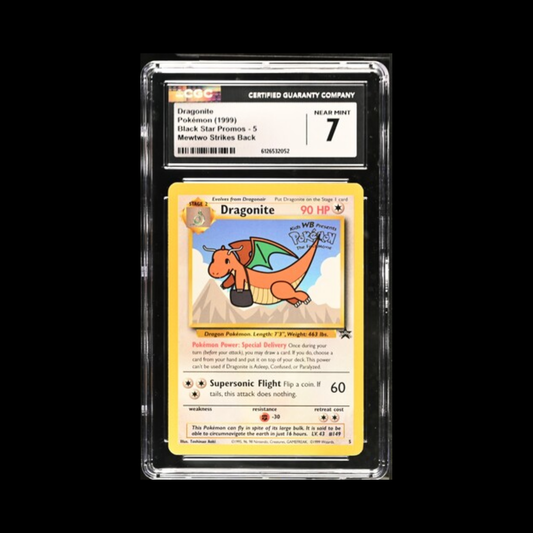Pokemon Slab Dragonite 5 CGC 7 NM 1999