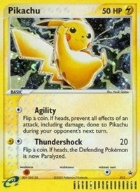 Pikachu - 012 (EX Series Collector's Tin) (012) (PR) Lightly Damaged