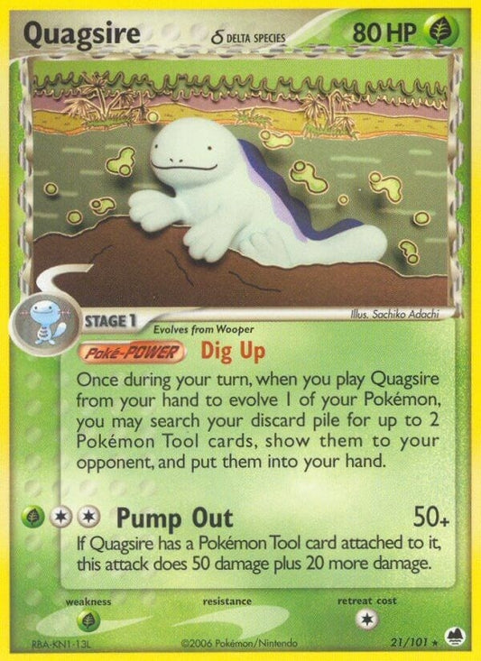Quagsire (Delta Species) (21/101) (DF)