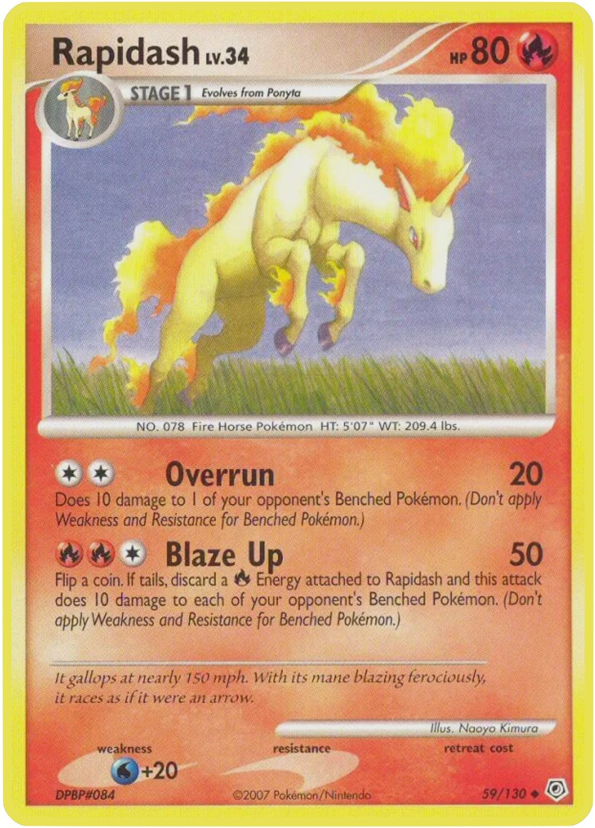 Rapidash (59/130) (DP)