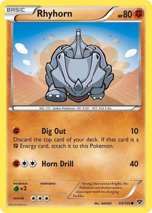 Rhyhorn (60/146) (XY)
