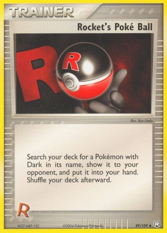 Rocket's Poke Ball (89/109) (RR)