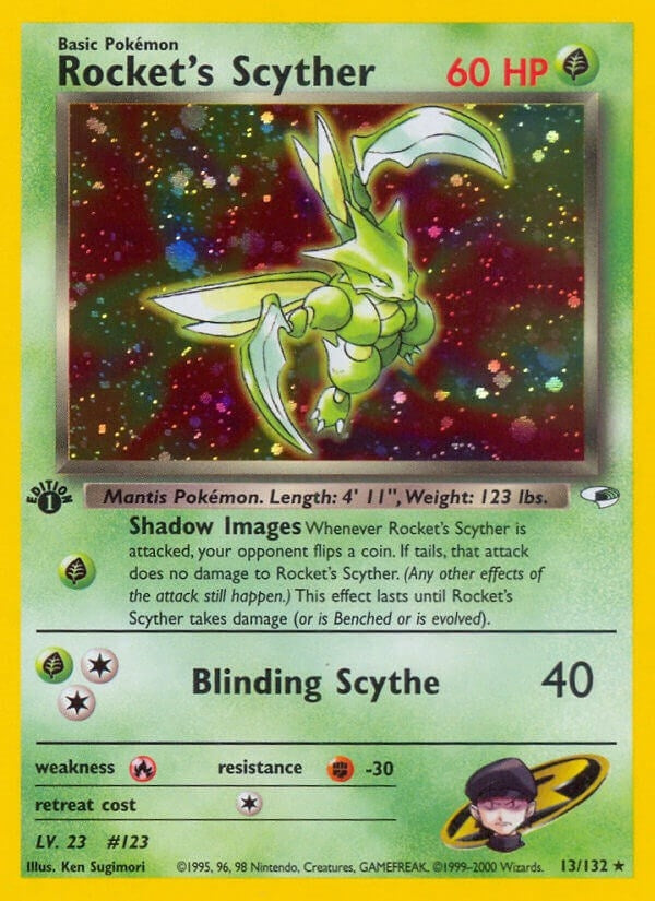 Rocket's Scyther (013/132) (G1)