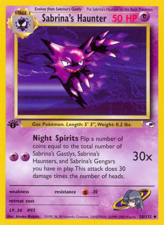 Sabrina's Haunter (058/132) (G1)