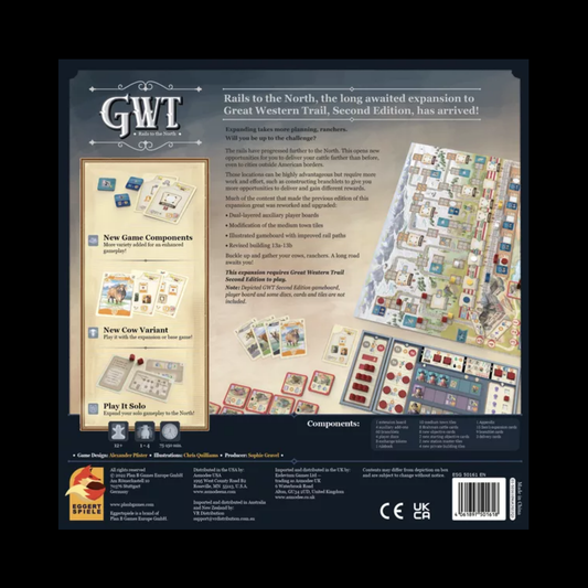 Great Western Trail Second Edition Rails to the North