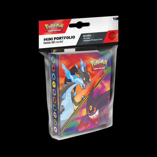 Pokemon Mega Evolution Mini Portfolio Includes Phantasmal Flames Booster Pack