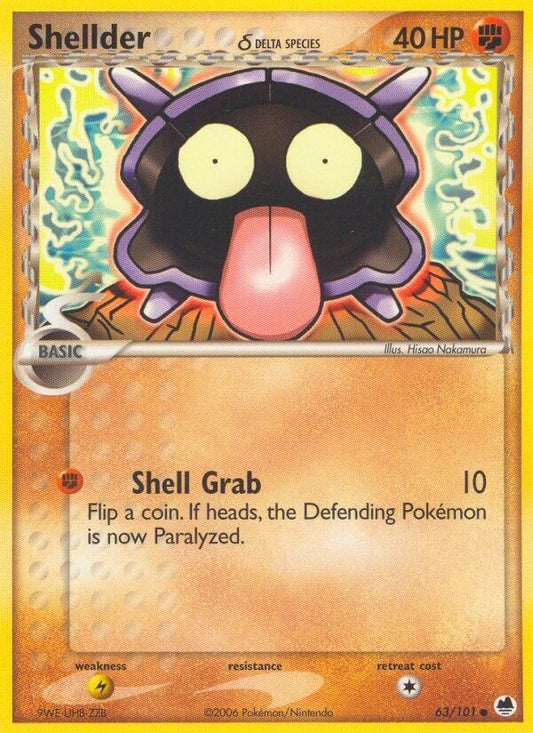 Shellder (Delta Species) (63/101) (DF)
