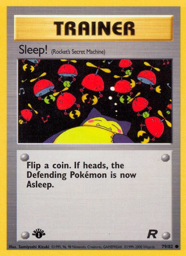 Sleep! (Rocket's Secret Machine) (79/82) (Team Rocket) (TR)