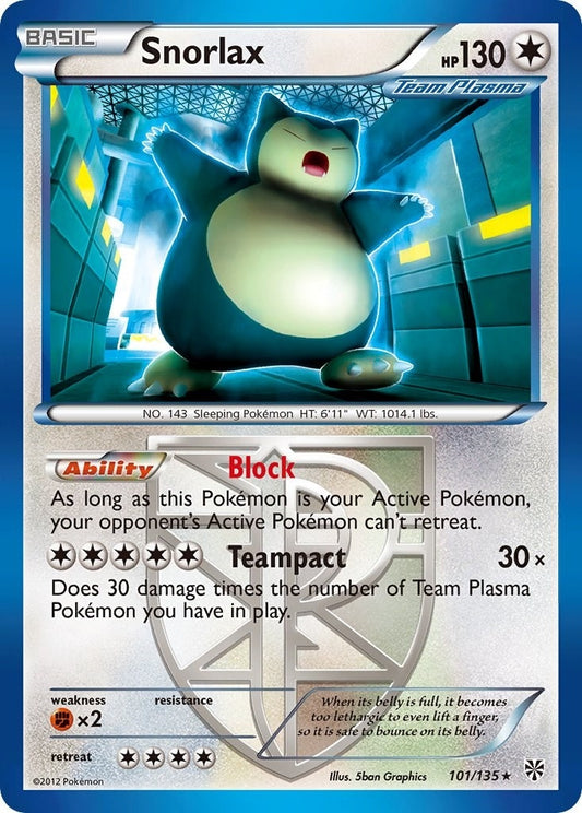 Snorlax (Team Plasma) (101/135) (PLS)