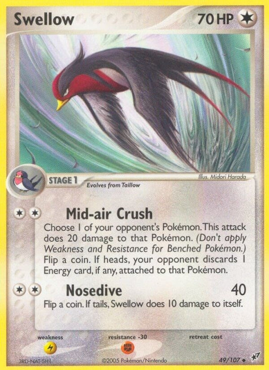 Swellow (49/107) (DX)
