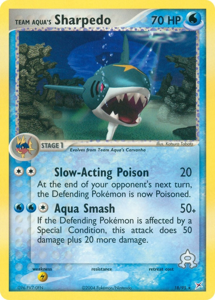 Team Aqua's Sharpedo (18/95) (MA)
