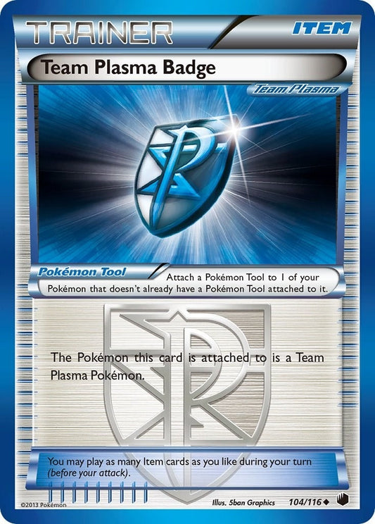 Team Plasma Badge (Team Plasma) (104/116) (PLF)