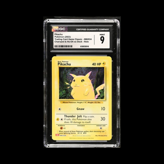 Pokemon Slab Pikachu 008 CGC 9 Mint 2023