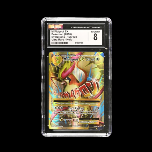 Pokemon Slab M Pidgeot Ex 105 CGC 8 NM 2016