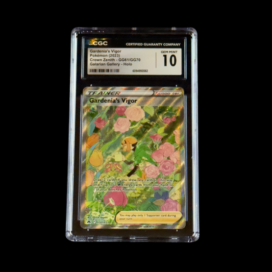 Pokemon Slab Gardenia's Vigor CGC 10 Gem 2023