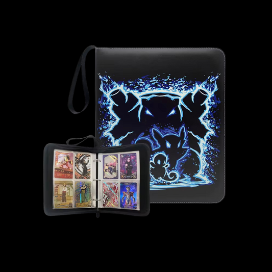 Pokemon 50x Pages 4x Pockets Leather Binder, 400 Cards Total