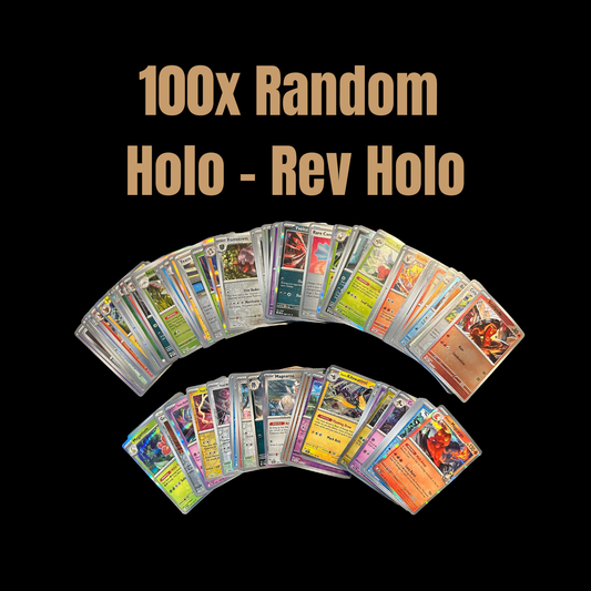 Pokemon 100x Random Holo - Reverse Holo Singles.