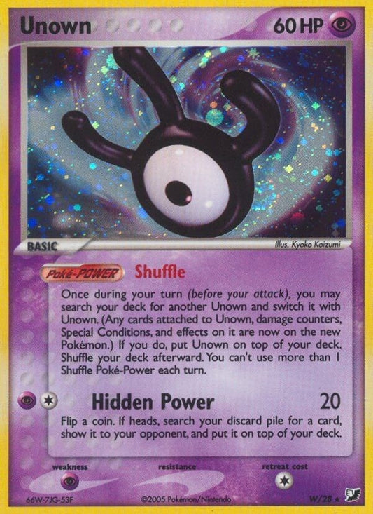 Unown (W) (W/28) (UF)