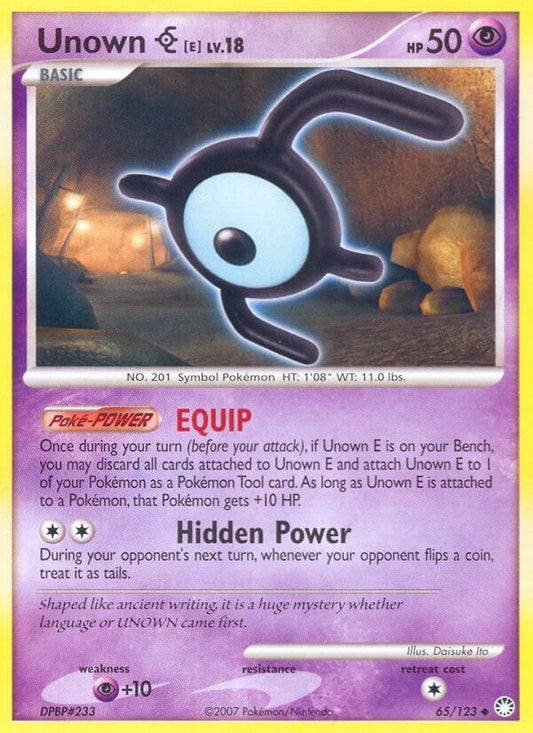 Unown [E] (65/123) (MT)
