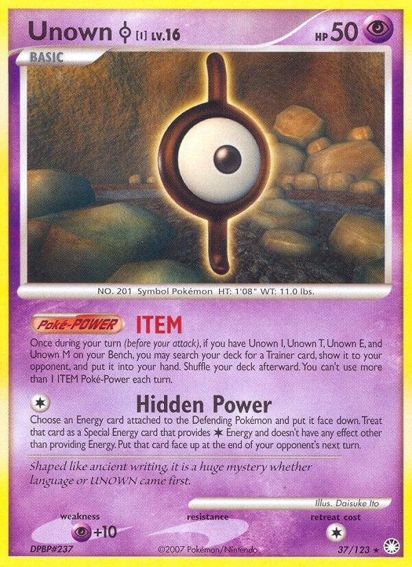 Unown [I] (37/123) (MT)