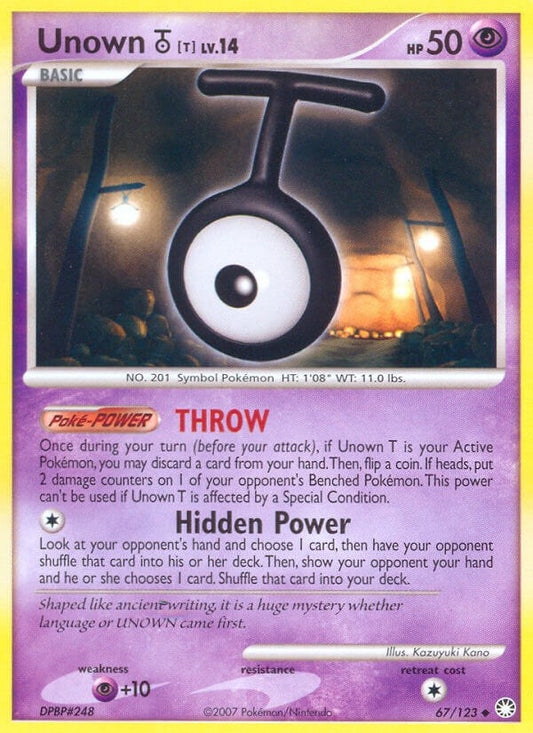 Unown [T] (67/123) (MT)