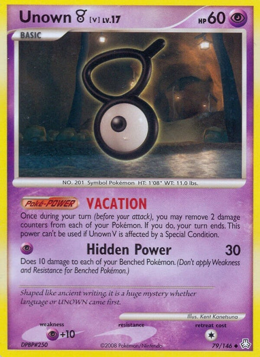 Unown (V) (79/146) (LA)