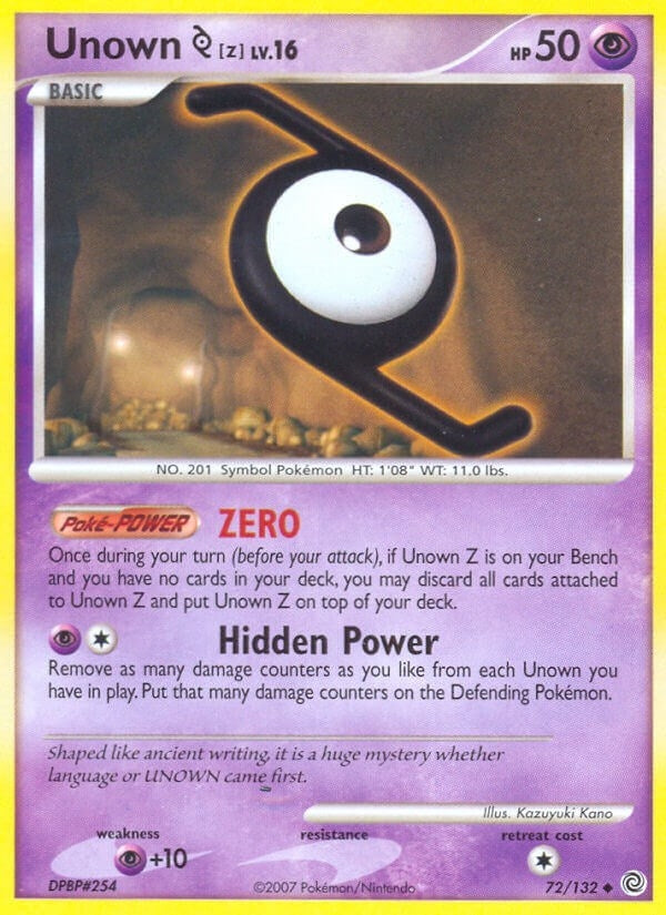 Unown [Z] (72/132) (SW)