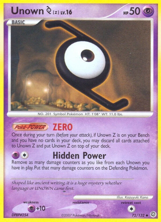Unown [Z] (72/132) (SW)