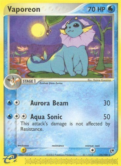 Vaporeon (25/100) (SS)