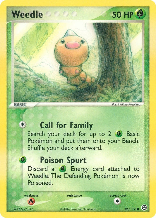 Weedle (86/112) (RG)
