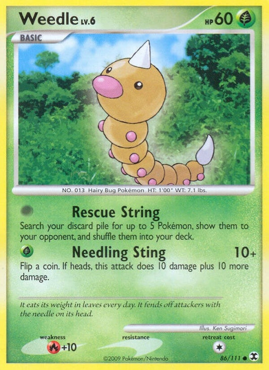 Weedle (86/111) (RR)