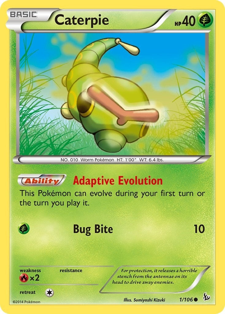Caterpie (1/106) (FLF)