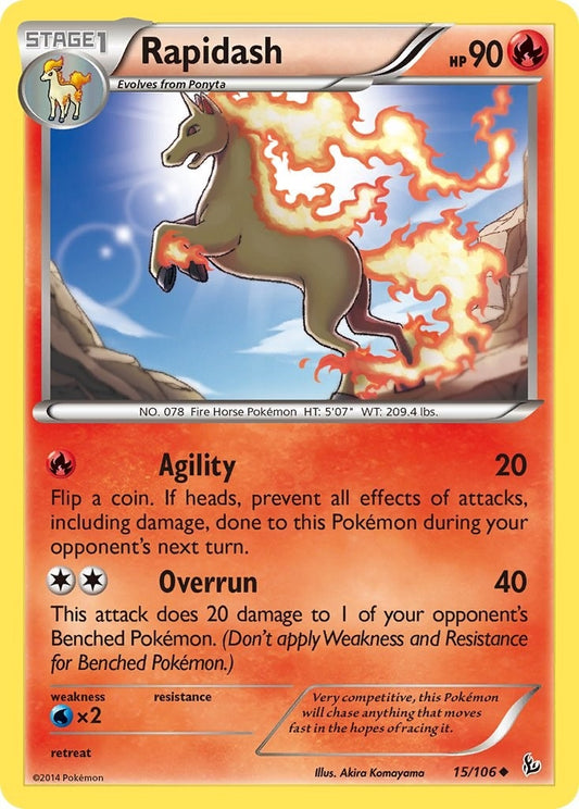Rapidash (15/106) (FLF)