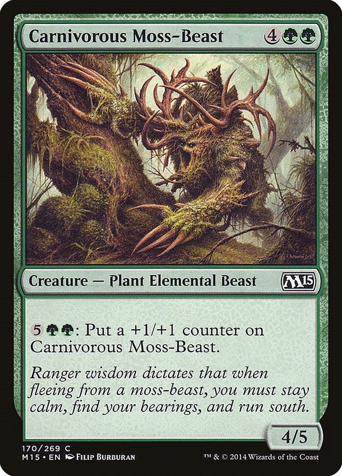 Carnivorous Moss-Beast (170) (Magic 2015 (M15)) (M15)